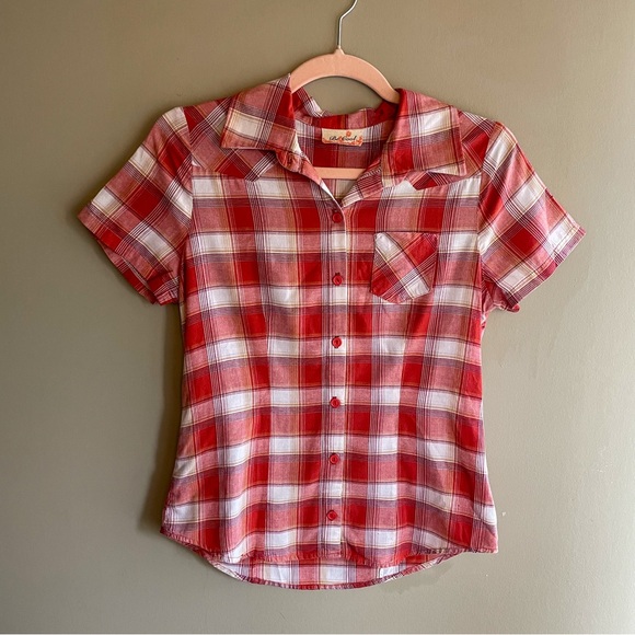 Vintage Be Cool Plaid Button Up - Picture 1 of 4